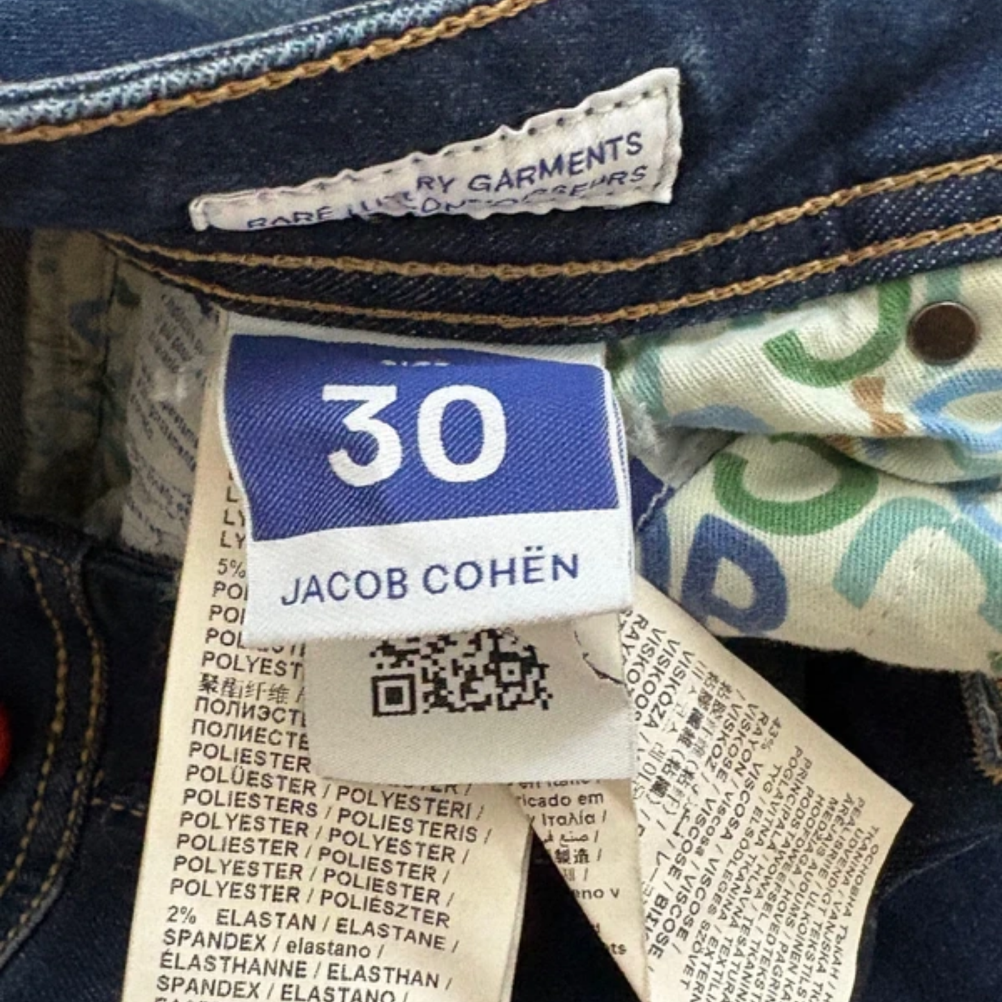 Jacob Cohën Bard Slim Fit Jeans (Navy) (New)
