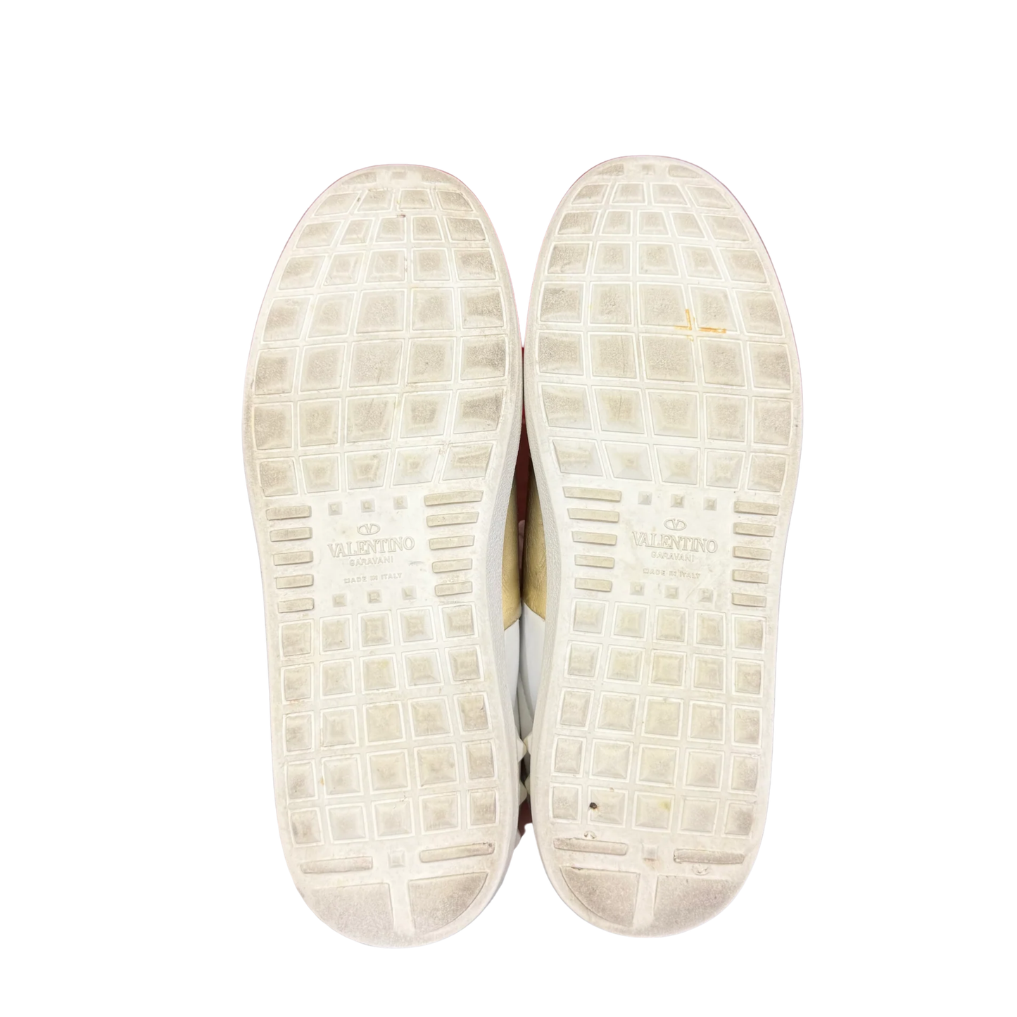 Valentino Open Sneakers (Gold) (Womens)