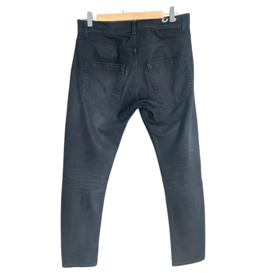 Dondup Mius Slim Fit Jeans (Black)