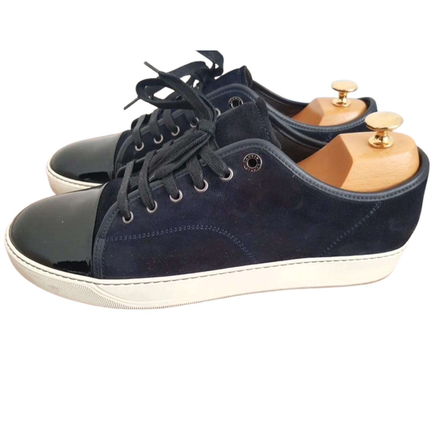 Lanvin Cap Toe Sneakers (navy)