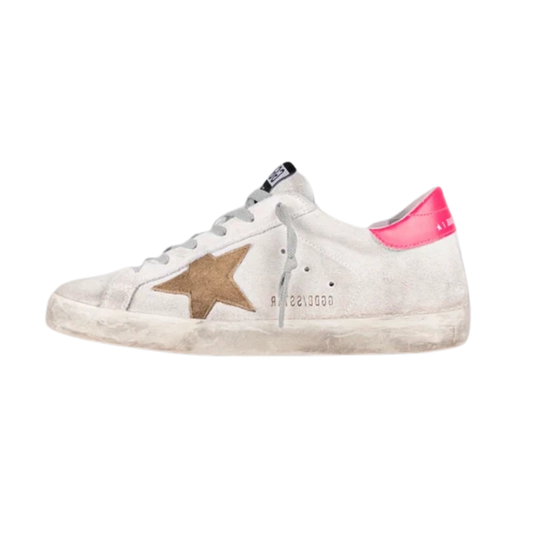 Golden Goose Superstar Sneakers (Gray) (Womens)