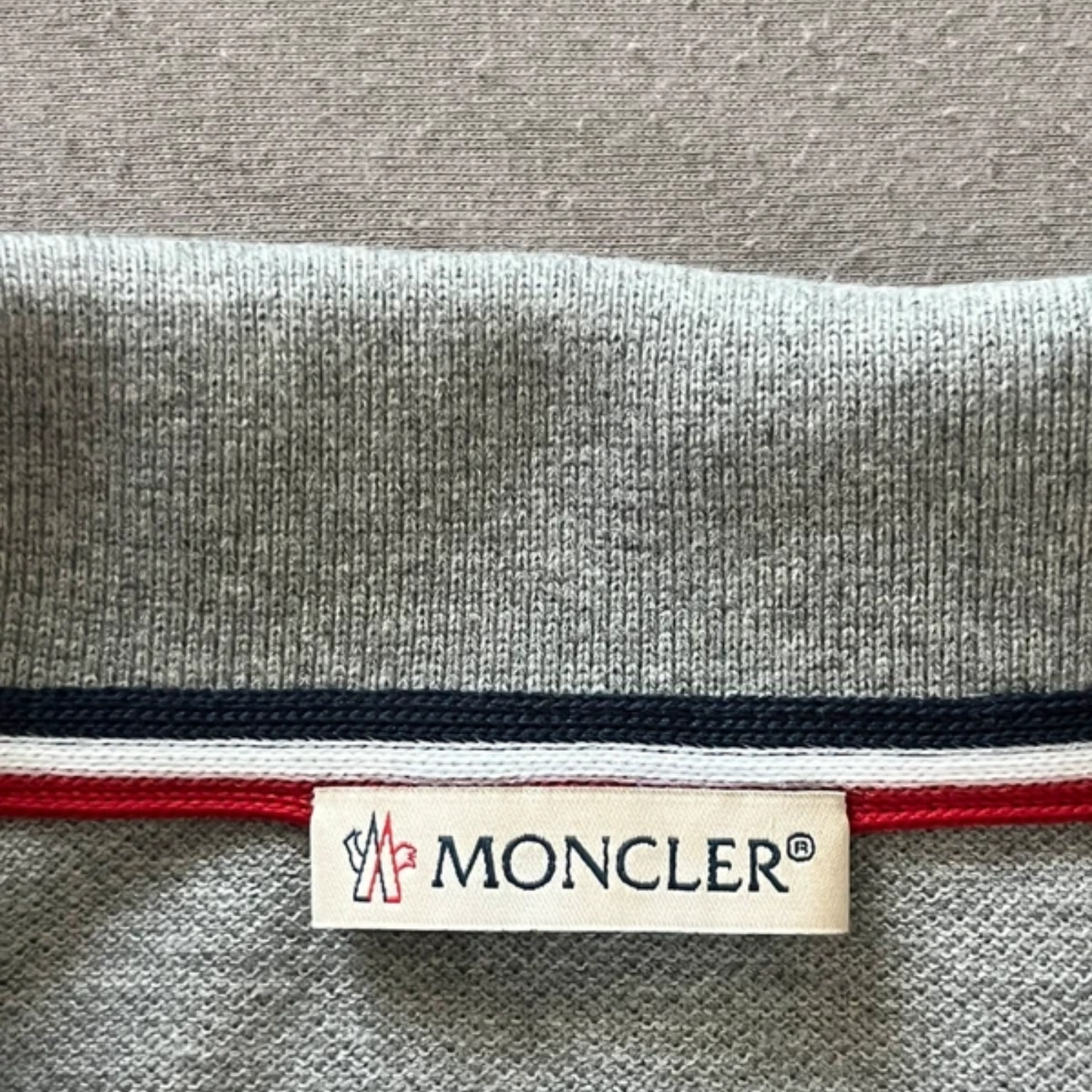 Moncler Maglia Polo Shirt (Gray)