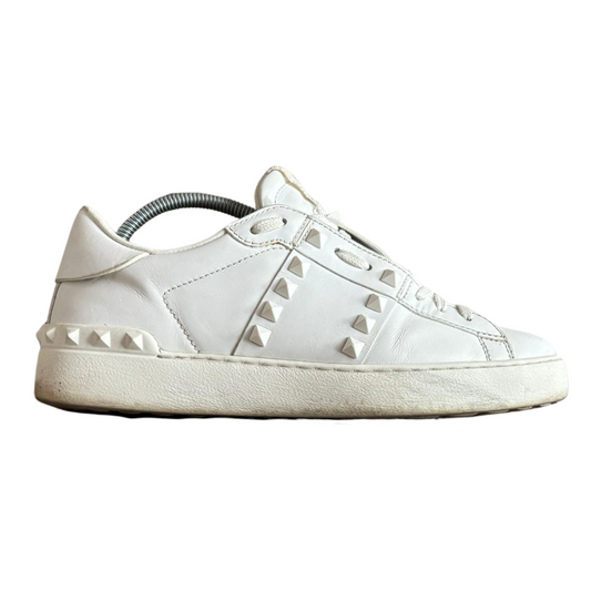 Valentino Garavani Rockstud Open Sneakers (White) (Womens)