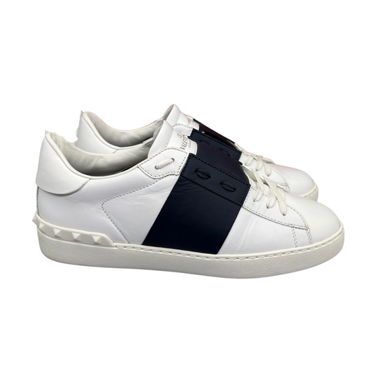 Valentino Garavani Open Sneakers (White Navy)