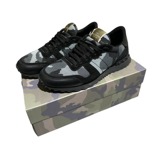 Valentino Garavani Rockrunner Sneakers (Black)
