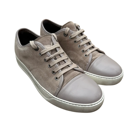 Lanvin Cap Toe Sneakers (Beige)