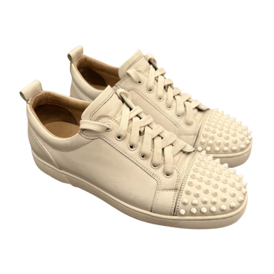 Christian Louboutin Louis Junior Spike Sneakers (White)