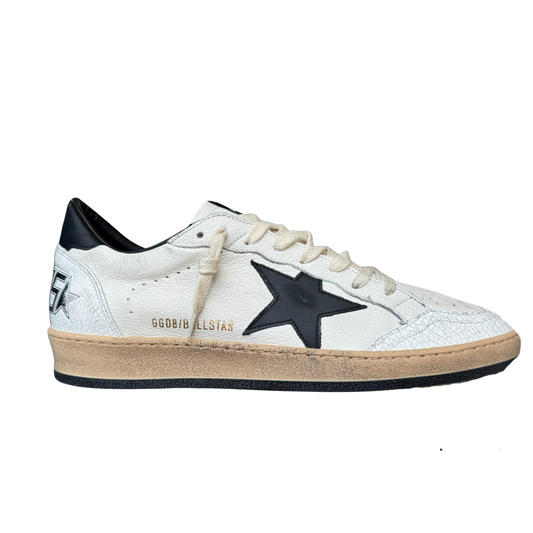 Golden Goose Ballstar Sneakers (White Black) (New)