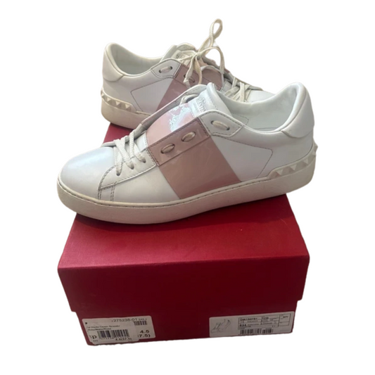 Valentino Garavani Open Sneakers (White Pink) (Womens)