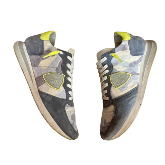 Philippe Model TRPX Sneakers (Grey Camo)