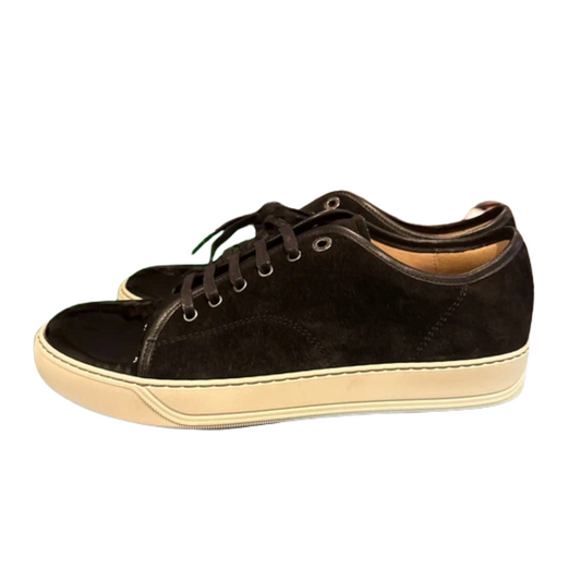 Lanvin Cap Toe Sneakers (Black) (New)