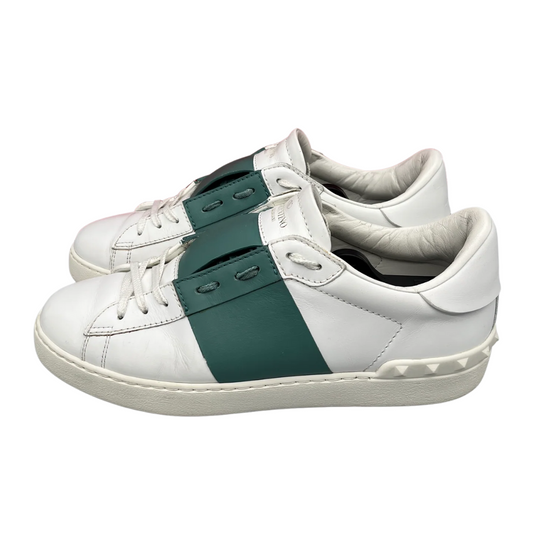 Valentino Garavani Open Sneakers (White Teal)