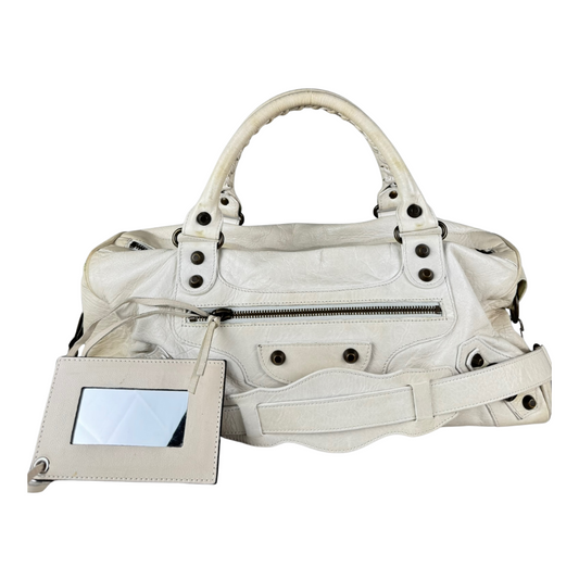 Balenciaga City Handbag (White)