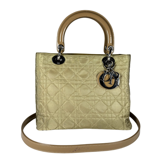 Dior Lady Medium Handbag (Yellow)