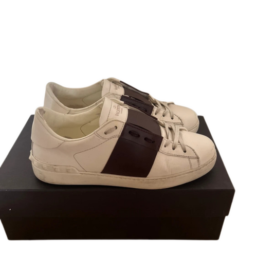 Valentino Open Sneakers (Burgundy)