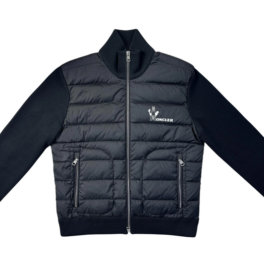 Moncler Maglia Tricot Cardigan Jacket (Black)
