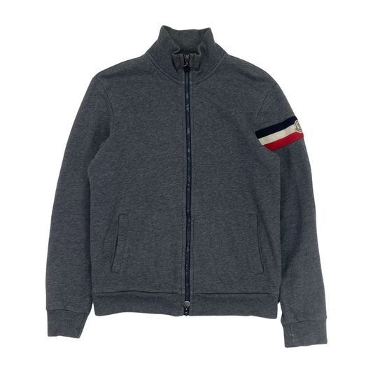 Moncler Maglia Zip Sweatshirt (Dark Grey)