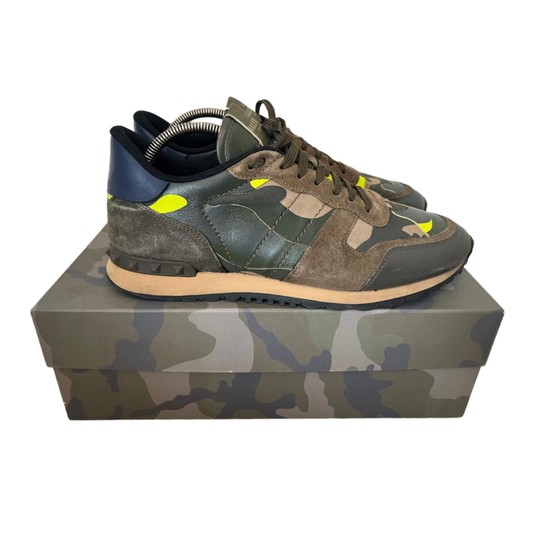 Valentino Garavani Rockrunner Sneakers (Khaki)