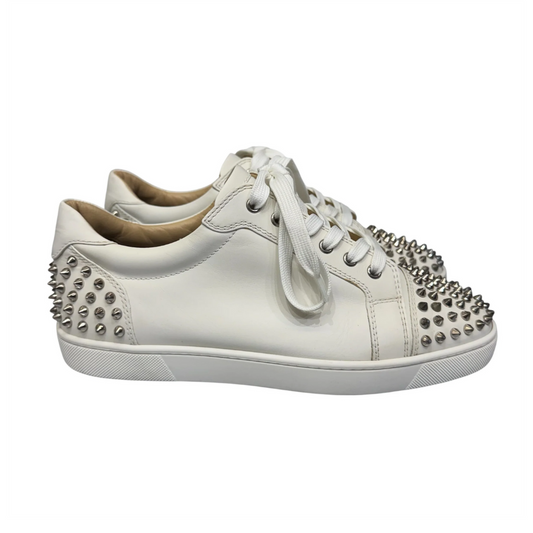 Christian Louboutin Viera Spike Low Sneakers (White)