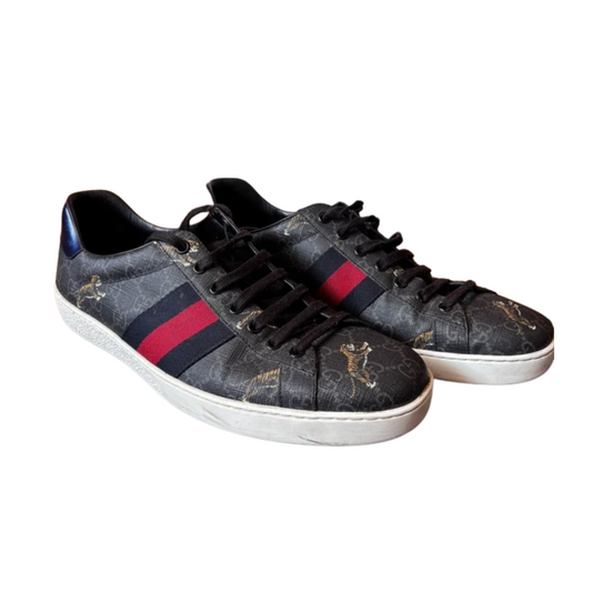 Gucci Ace Sneakers (Black)