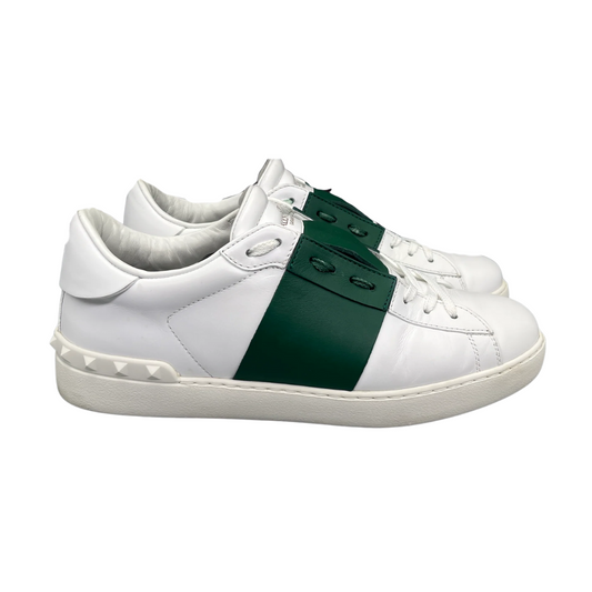 Valentino Garavani Open Sneakers (White Green)