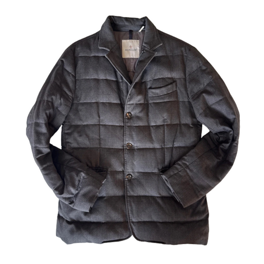 Moncler Rodin Quilted Jacket (Dark Grey)