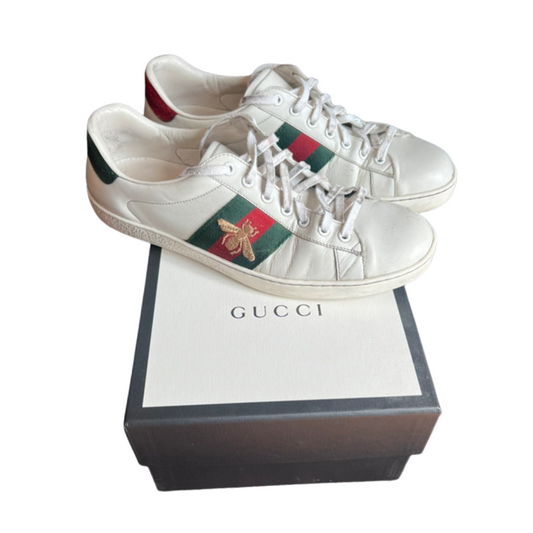 Gucci Ace Sneakers (White)