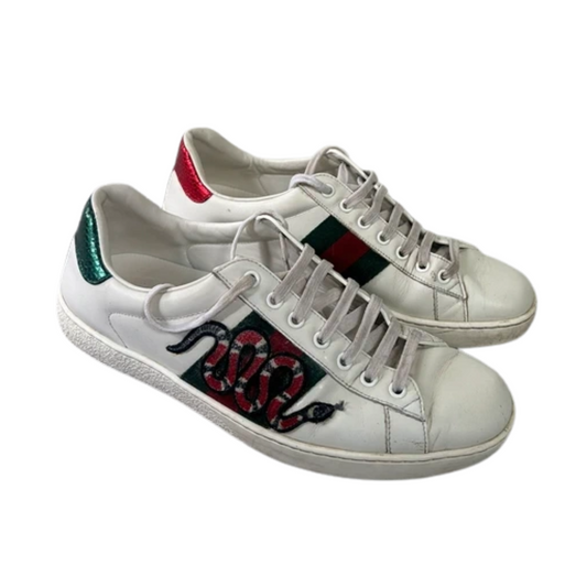 Gucci Ace Sneakers (White)