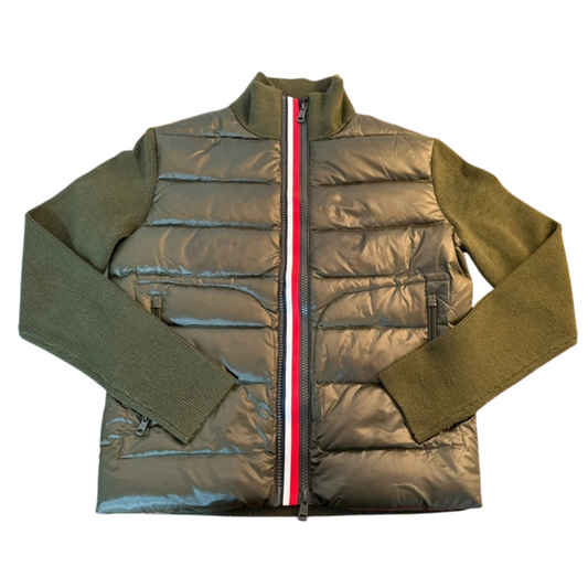 Moncler Maglione Tricot Cardigan Jacket (Dark Green)