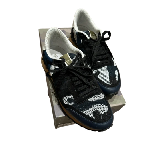 Valentino Garavani Rockrunner Sneakers (Navy)