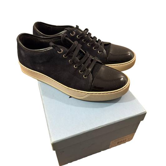 Lanvin Cap Toe Sneakers (Navy)