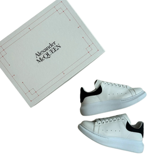 Alexander Mcqueen Sneakers (White Black) (Womens)