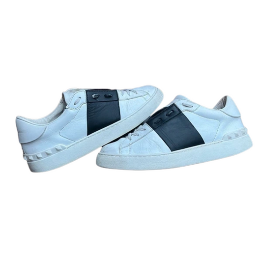 Valentino Garavani Open Sneakers (White Black) (Womens)