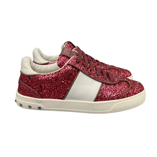 Valentino Garavani Flycrew Sneakers (Pink) (Womens)