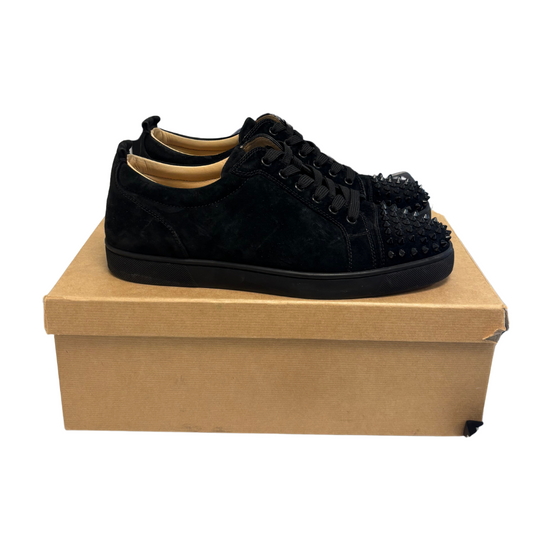 Christian Louboutin Louis Junior Spike Sneakers (Black)