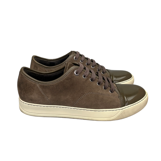 Lanvin Cap Toe Sneakers (Brown)