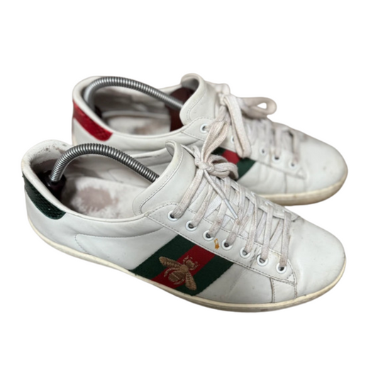 Gucci Ace Sneakers (White)