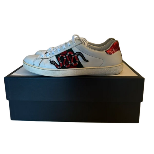 Gucci Ace Sneakers (White)