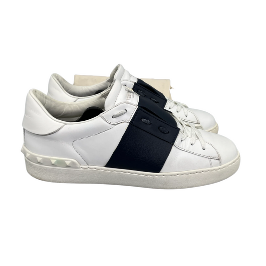 Valentino Garavani Open Sneakers (White Navy)