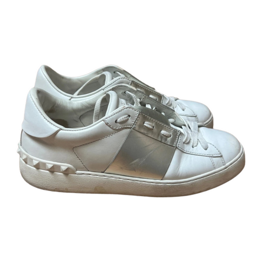 Valentino Garavani Open Sneakers (White Gold) (Women's)