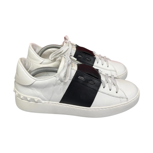 Valentino Garavani Open Sneakers (White Black) (Womens)
