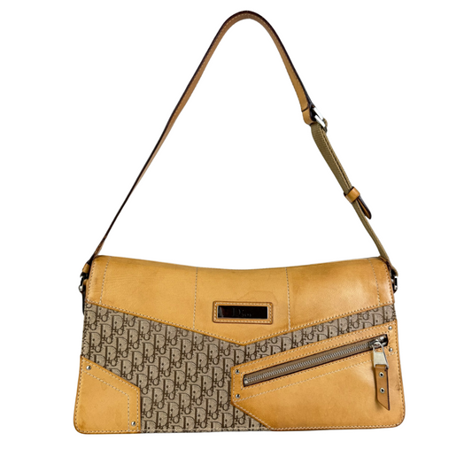 Dior Street Chic Monogram Handbag (Brown) (Vintage)