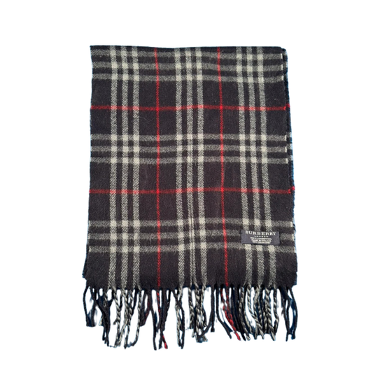 Burberry Scarf (Navy) (Vintage)