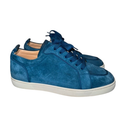 Christian Louboutin Louis Junior Sneakers (Velvet Blue)