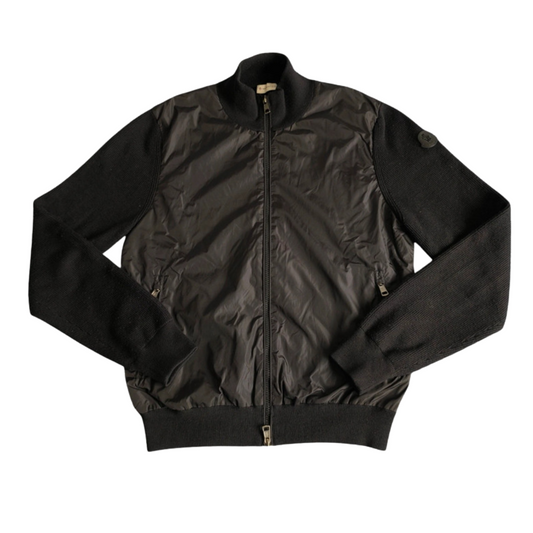 Moncler Maglia Tricot Cardigan Jacket (Black)