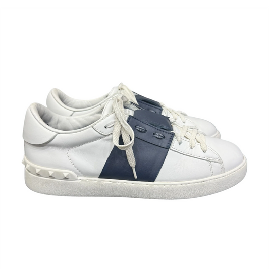 Valentino Garavani Open Sneakers (White Navy) (Women's)