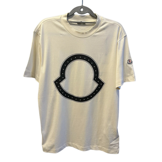 Moncler Macro Logo T-Shirt (White) (New)