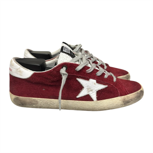 Golden Goose Superstar Sneakers (Red)