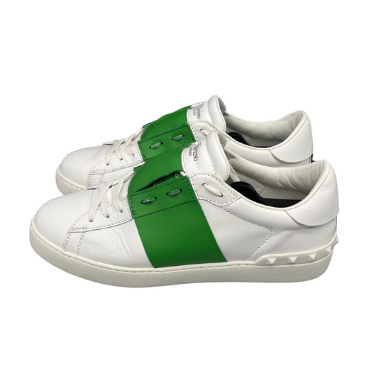 Valentino Garavani Open Sneakers (White Green)