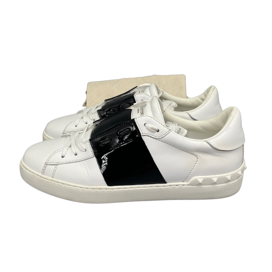 Valentino Garavani Open Sneakers (Patent Black)